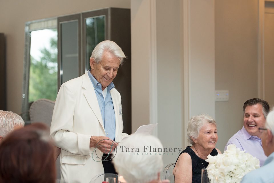 Dad gives speech for 60th wedding anniversary celebration
