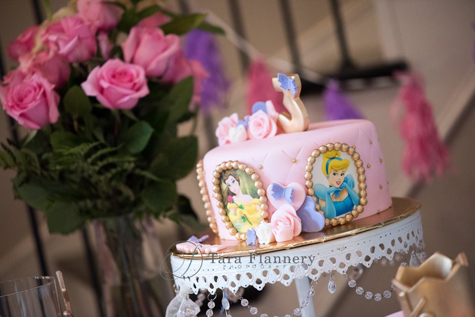 birthday cake for princess tea party