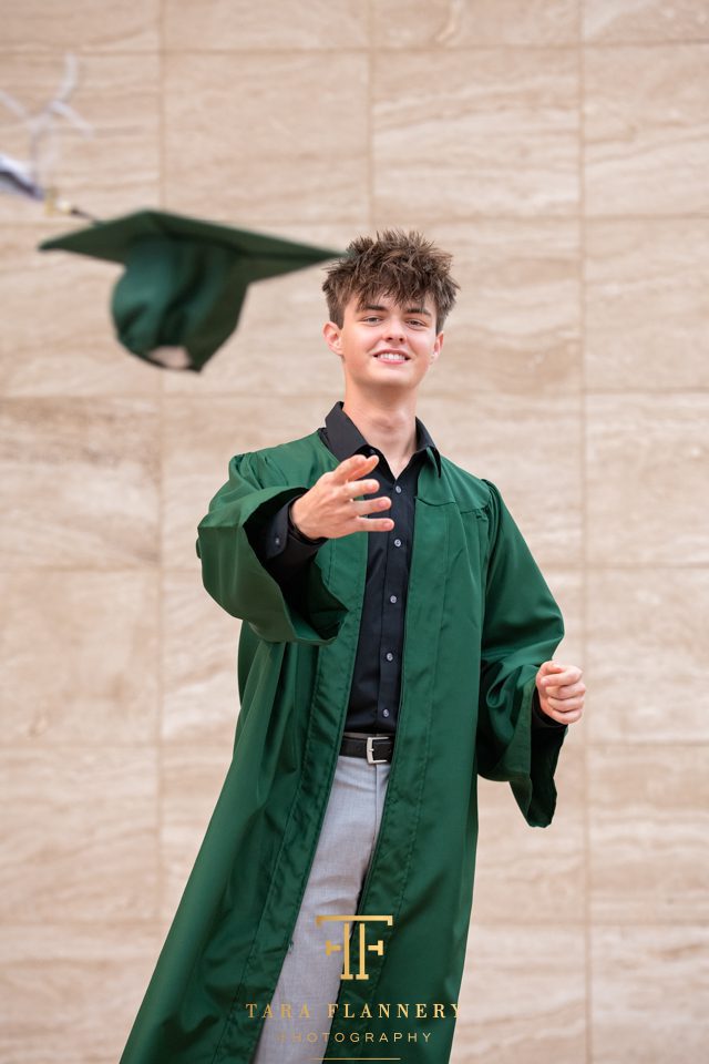 Cap and Gown Senior Portrait