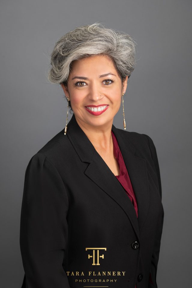 woman in suit headshot