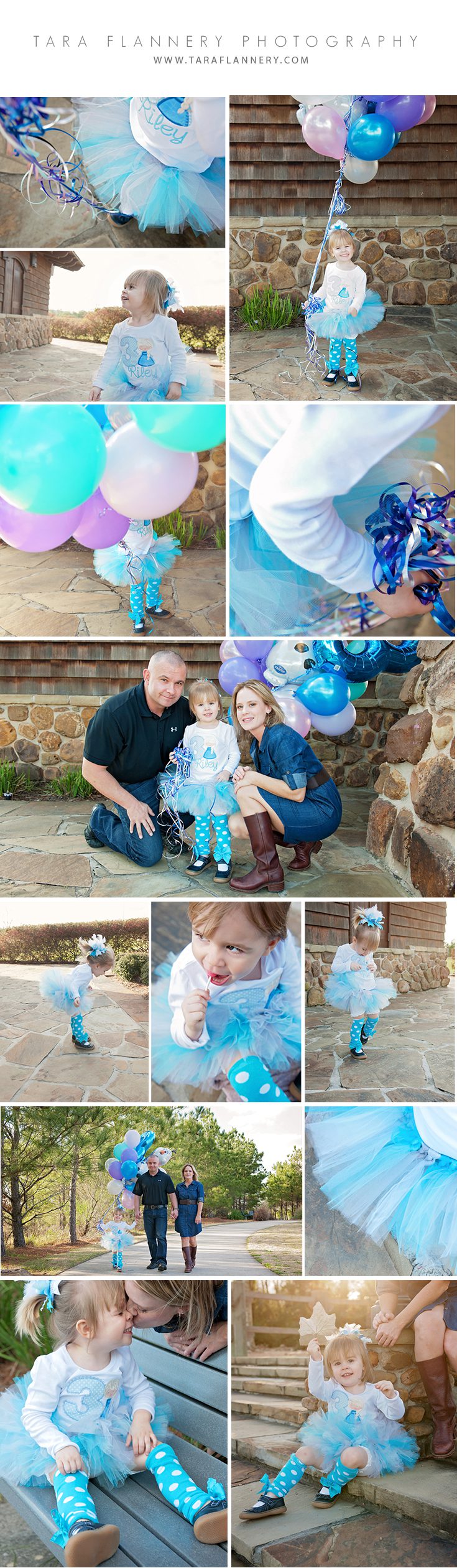 Celebrating her 3rd birthday with a Frozen theme!