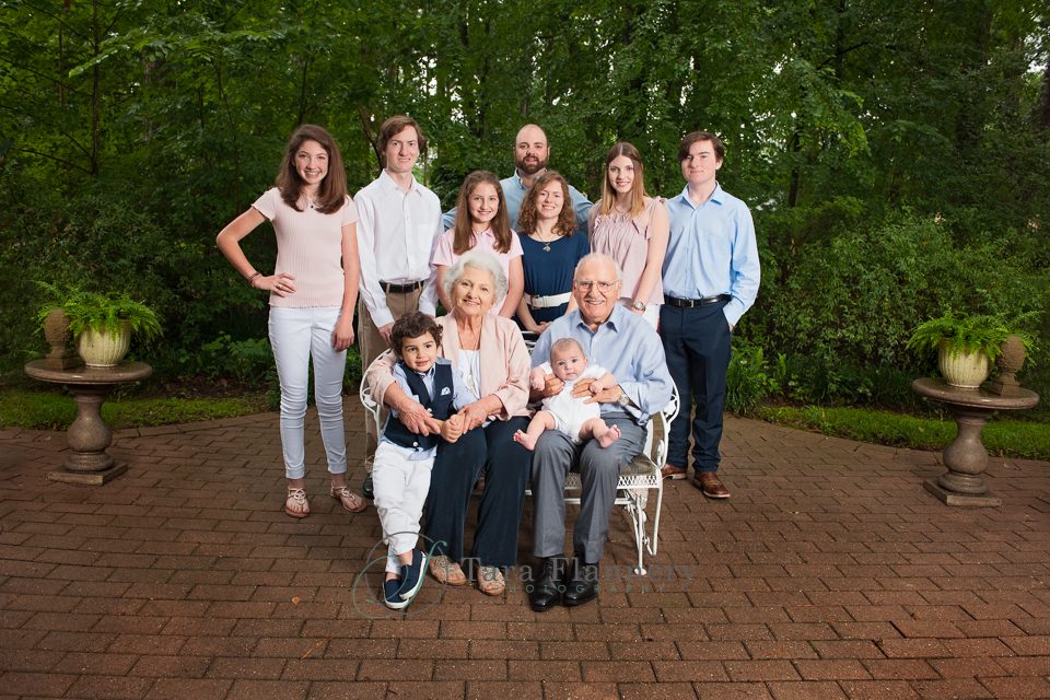 Family Photo with the grandchildren