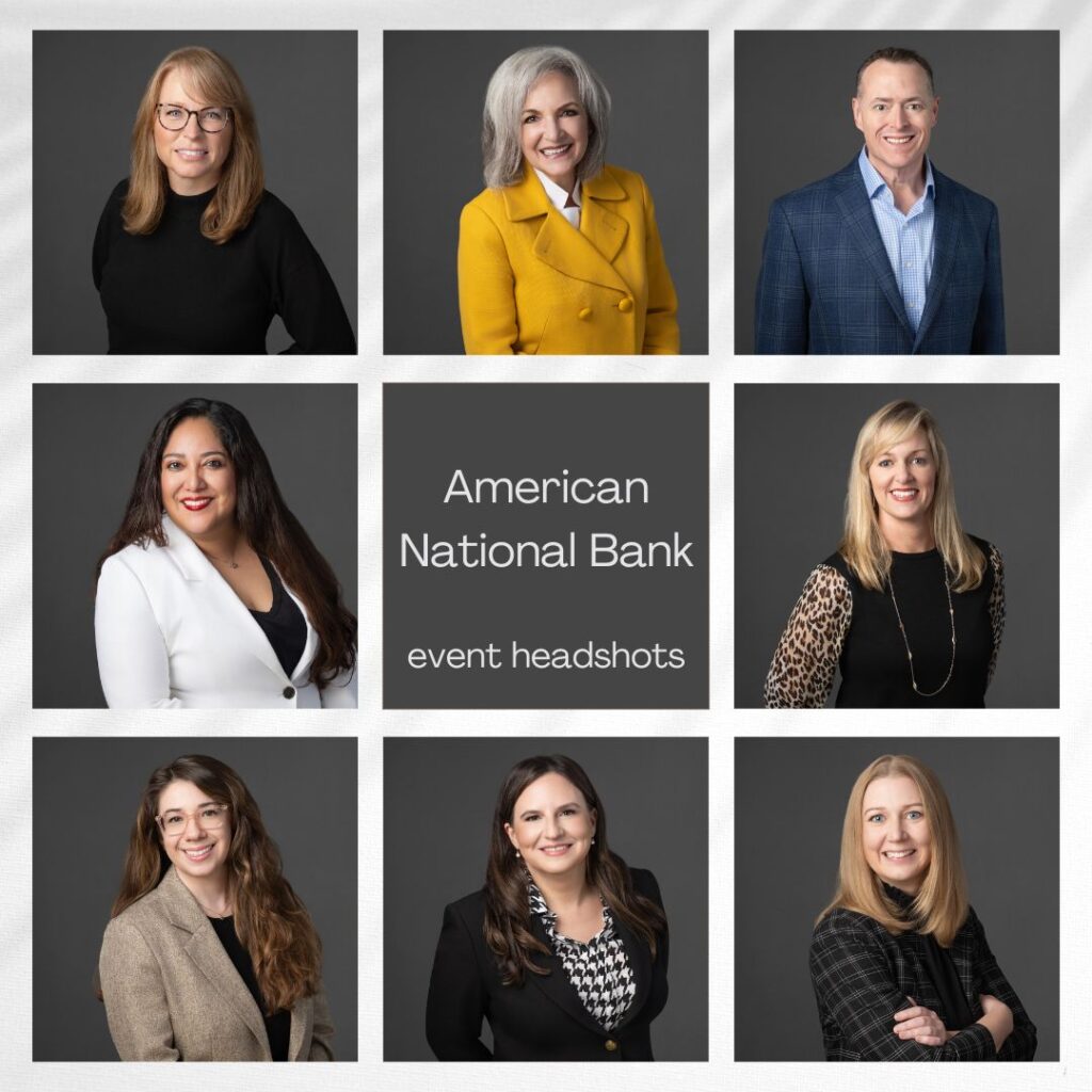 event headshots for American National Bank & Trust