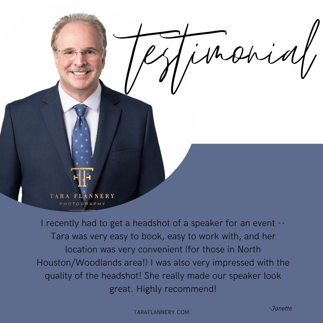 headshot client testimonial